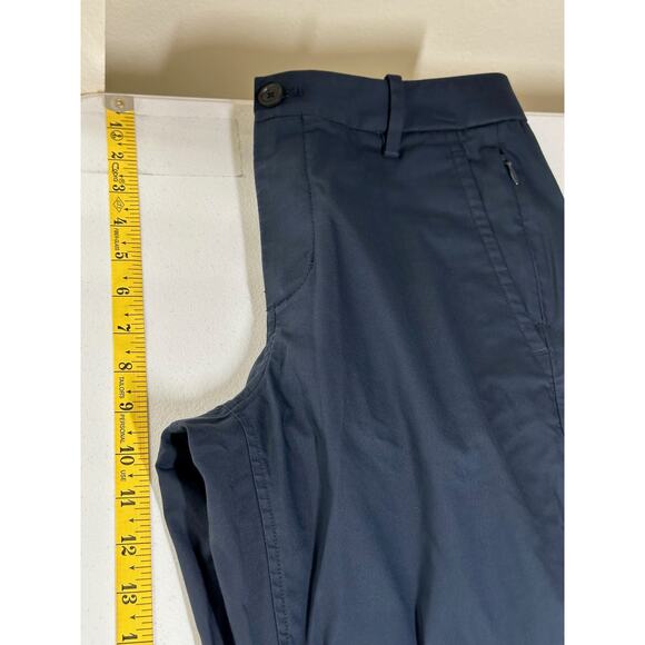 Kit & Ace Pants Mens 28x28 Navy Slim Fit Chino Stretch Performance Office Work - Picture 6 of 7